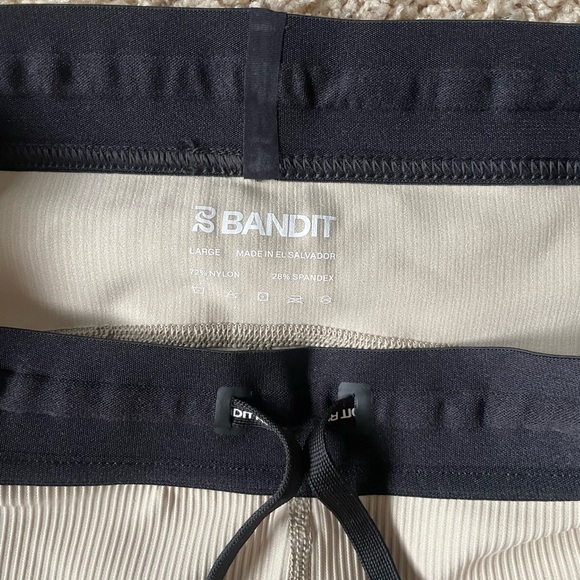 Bandit Running Cadence™ 5" Women's Compression Shorts - Sand color Large - Picture 3 of 3